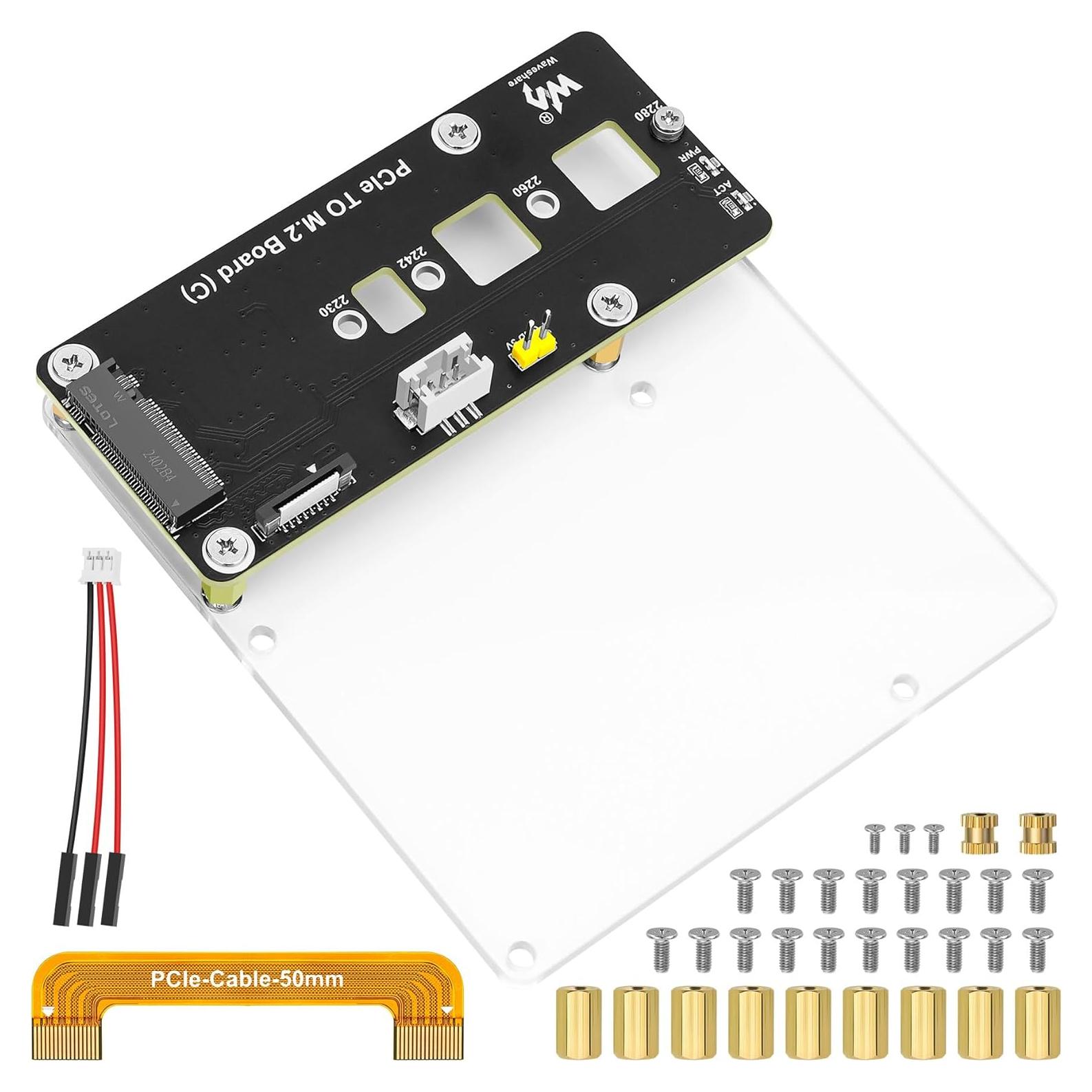 Adaptador PCIe a M.2 NVMe FancyWhoop para Raspberry Pi 5