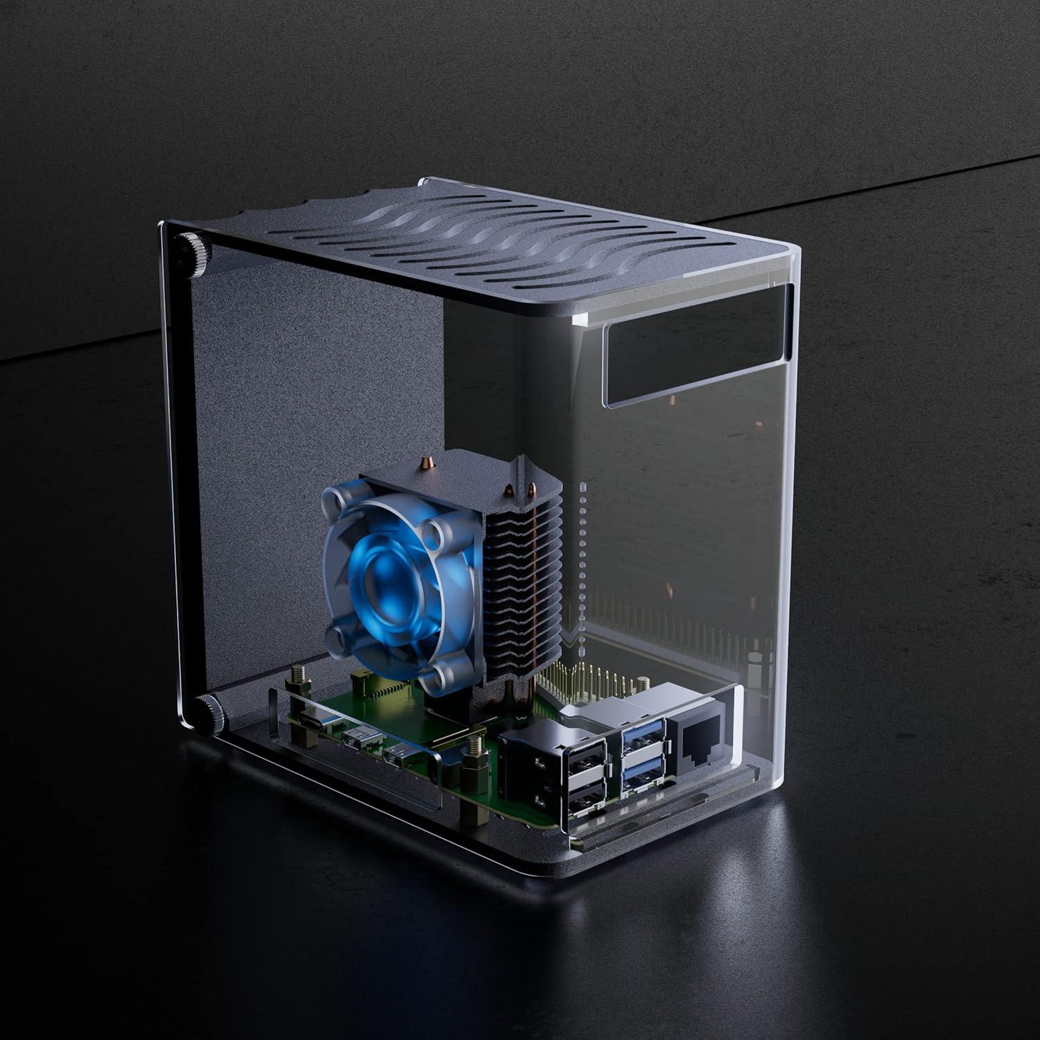 Estuche Torre Vilros para Raspberry Pi Reveal con Ventilación