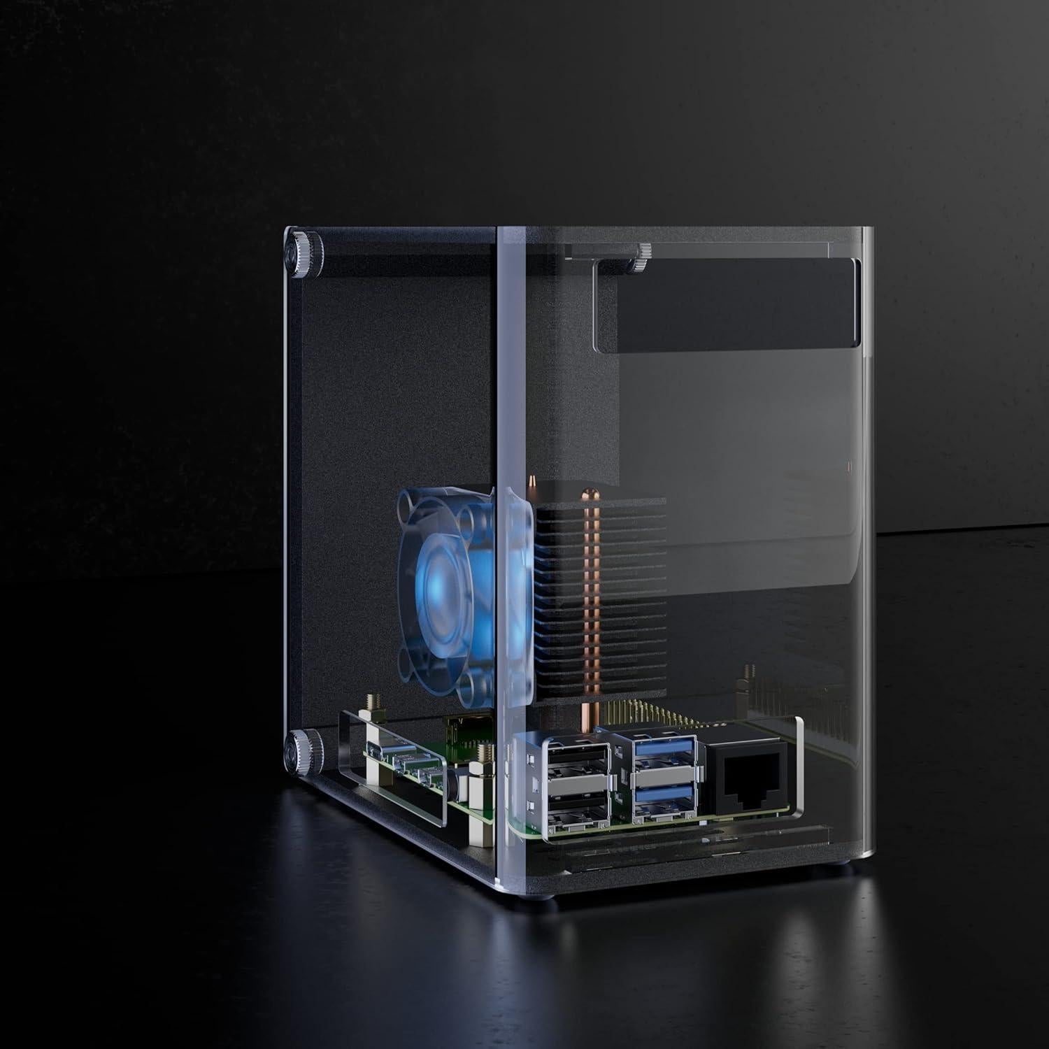 Estuche Torre Vilros para Raspberry Pi Reveal con Ventilación