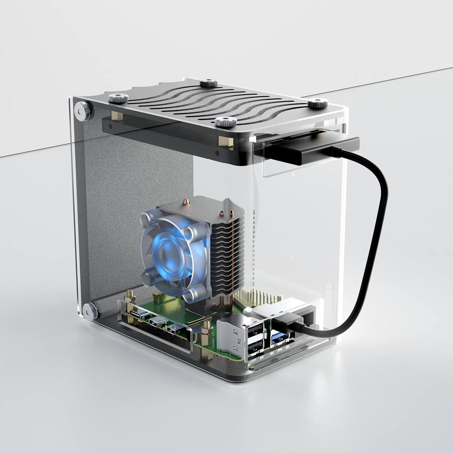 Estuche Torre Vilros para Raspberry Pi Reveal con Ventilación