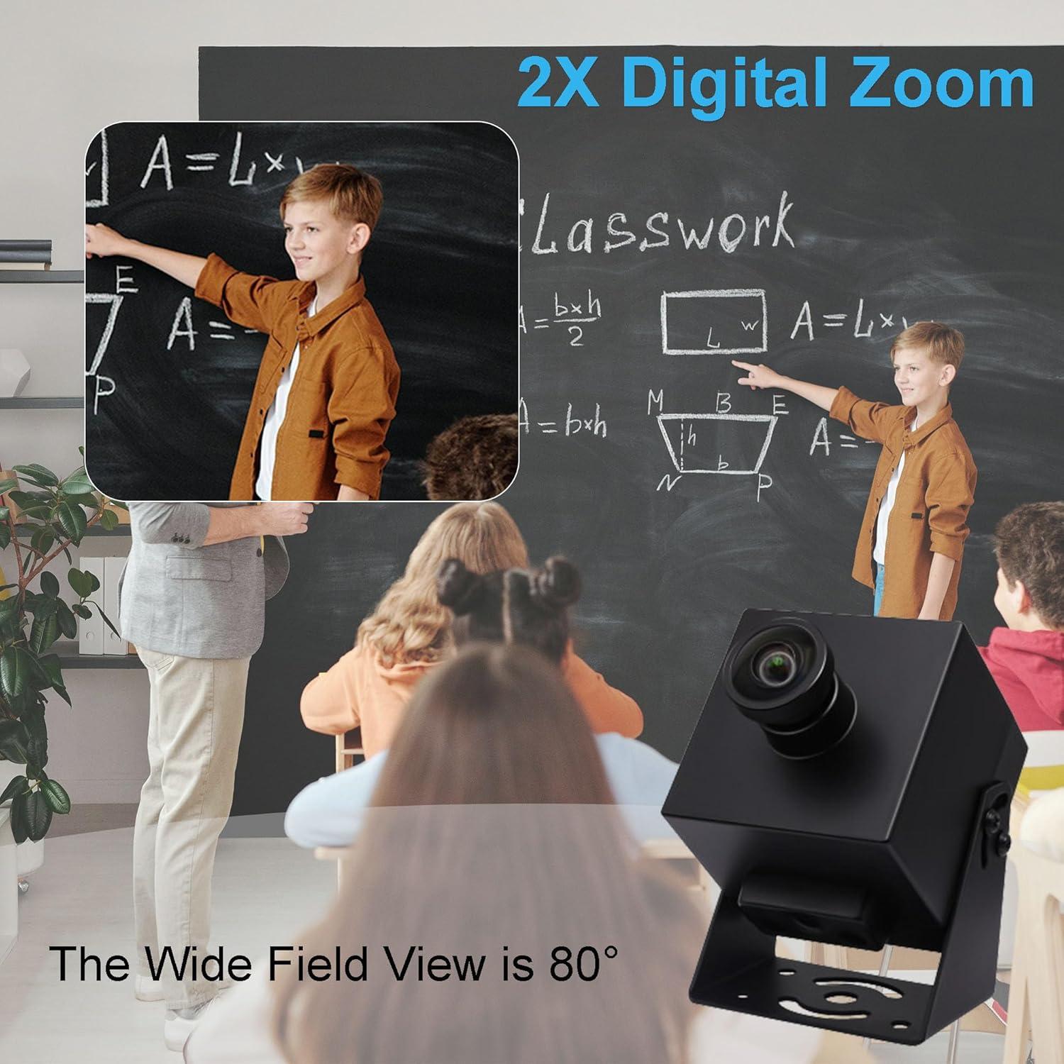 Cámara USB 4K MMlove con Salida HDMI y Zoom Digital 2x