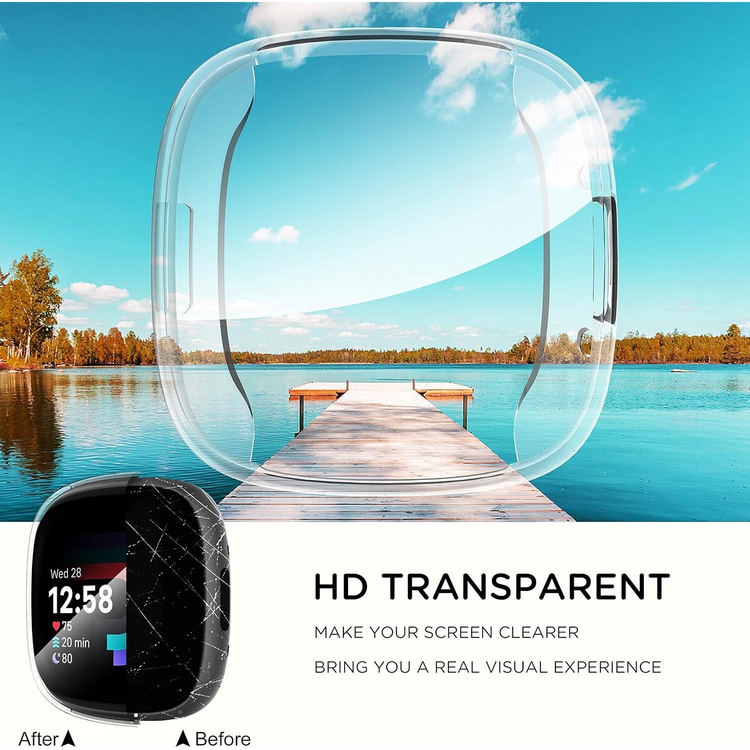 Funda Protectora Suoman para Fitbit Sense 2 y Versa 4