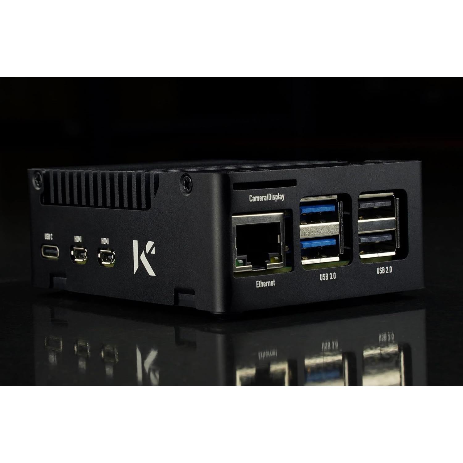 Caja de Aluminio KKSB para Raspberry Pi 5 con Disipador