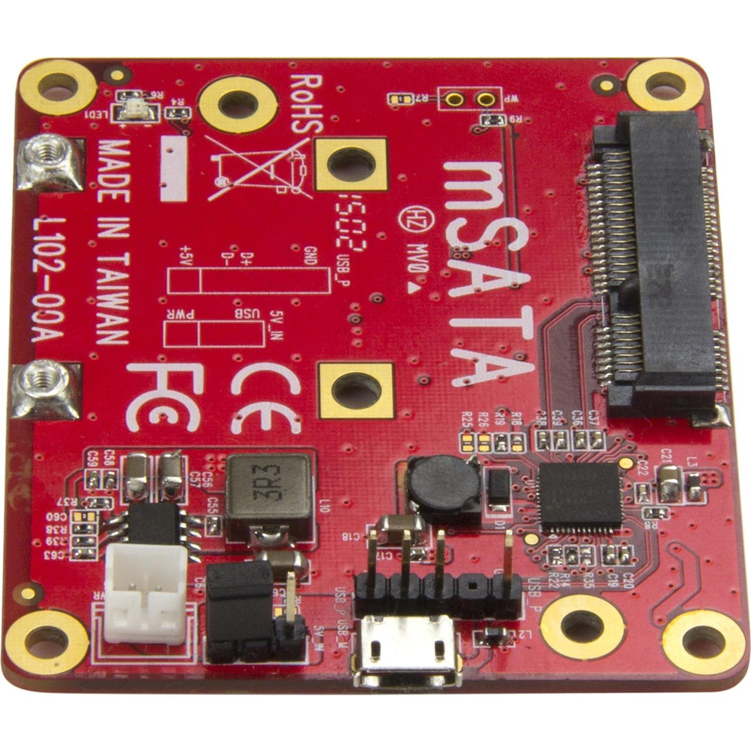Convertidor USB a mSATA StarTech PIB2MS1 para Raspberry Pi