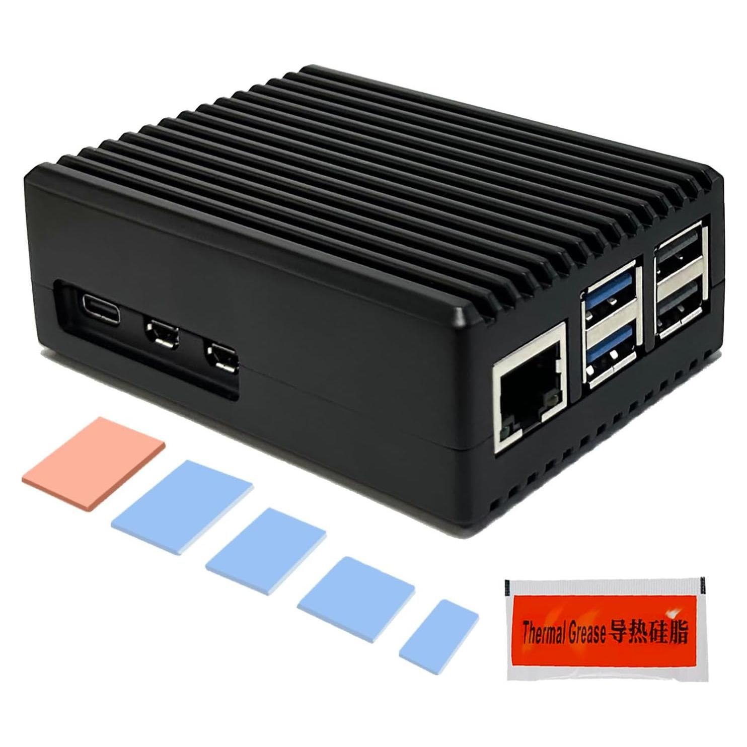 Caja de Aluminio ICIEN para Raspberry Pi 5 con Disipador