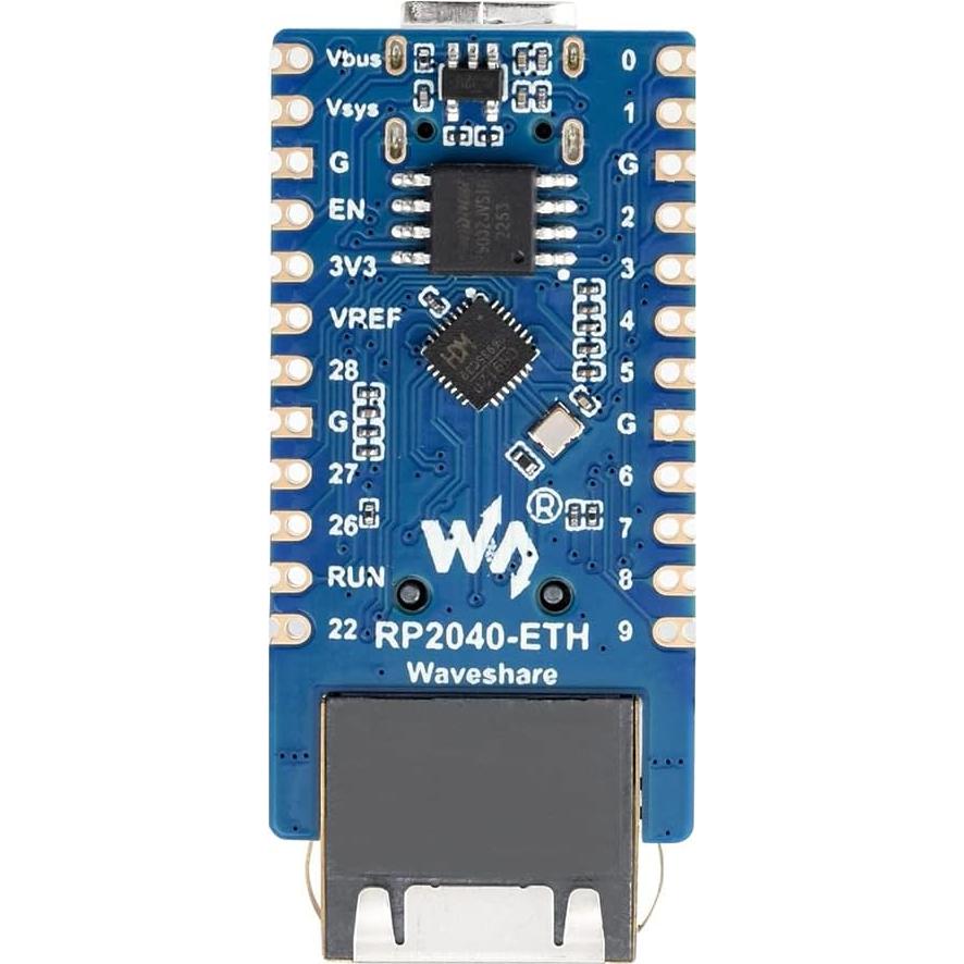 Placa de Desarrollo Waveshare RP2040-ETH con Ethernet