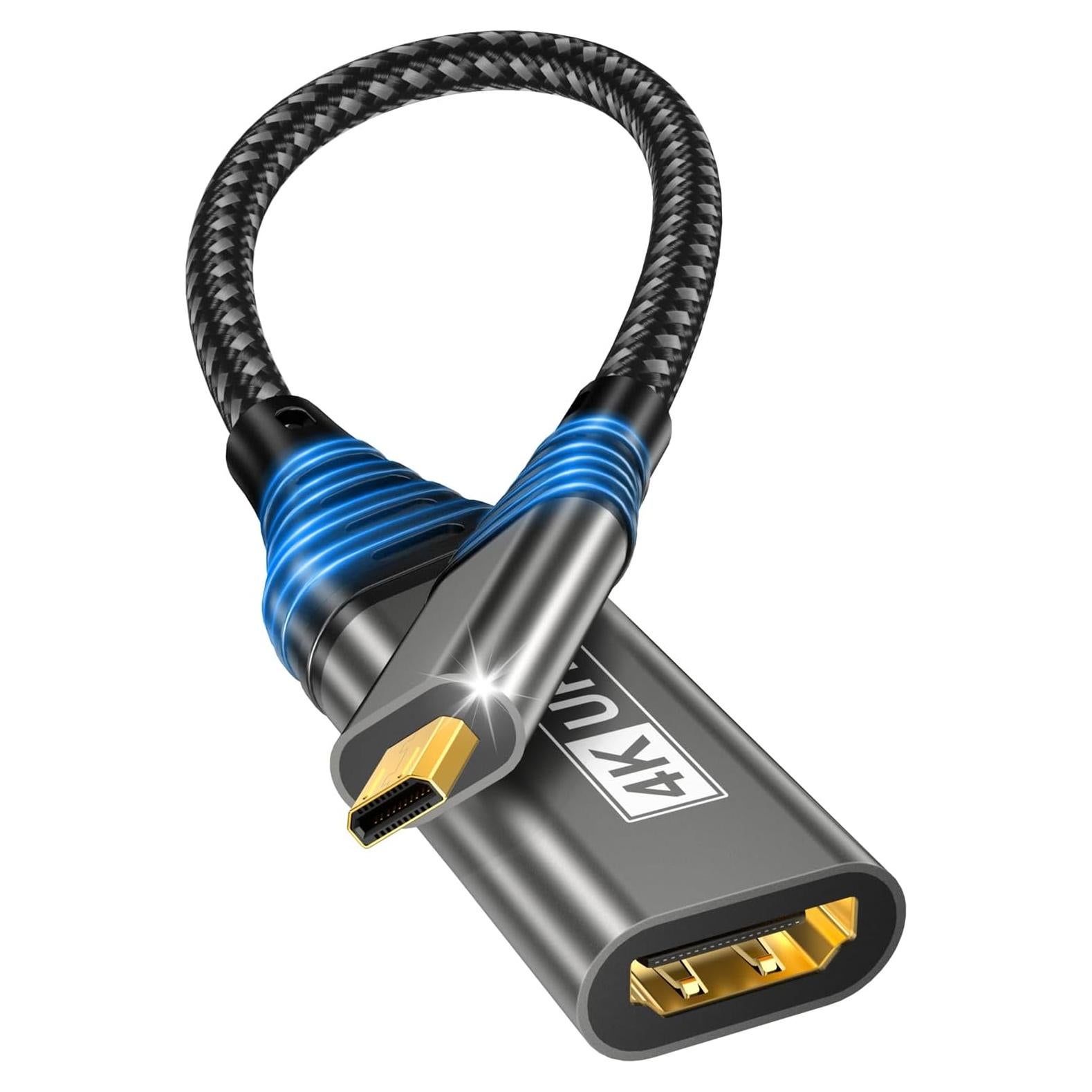 Adaptador Micro HDMI a HDMI 4K 60Hz - Noblefull