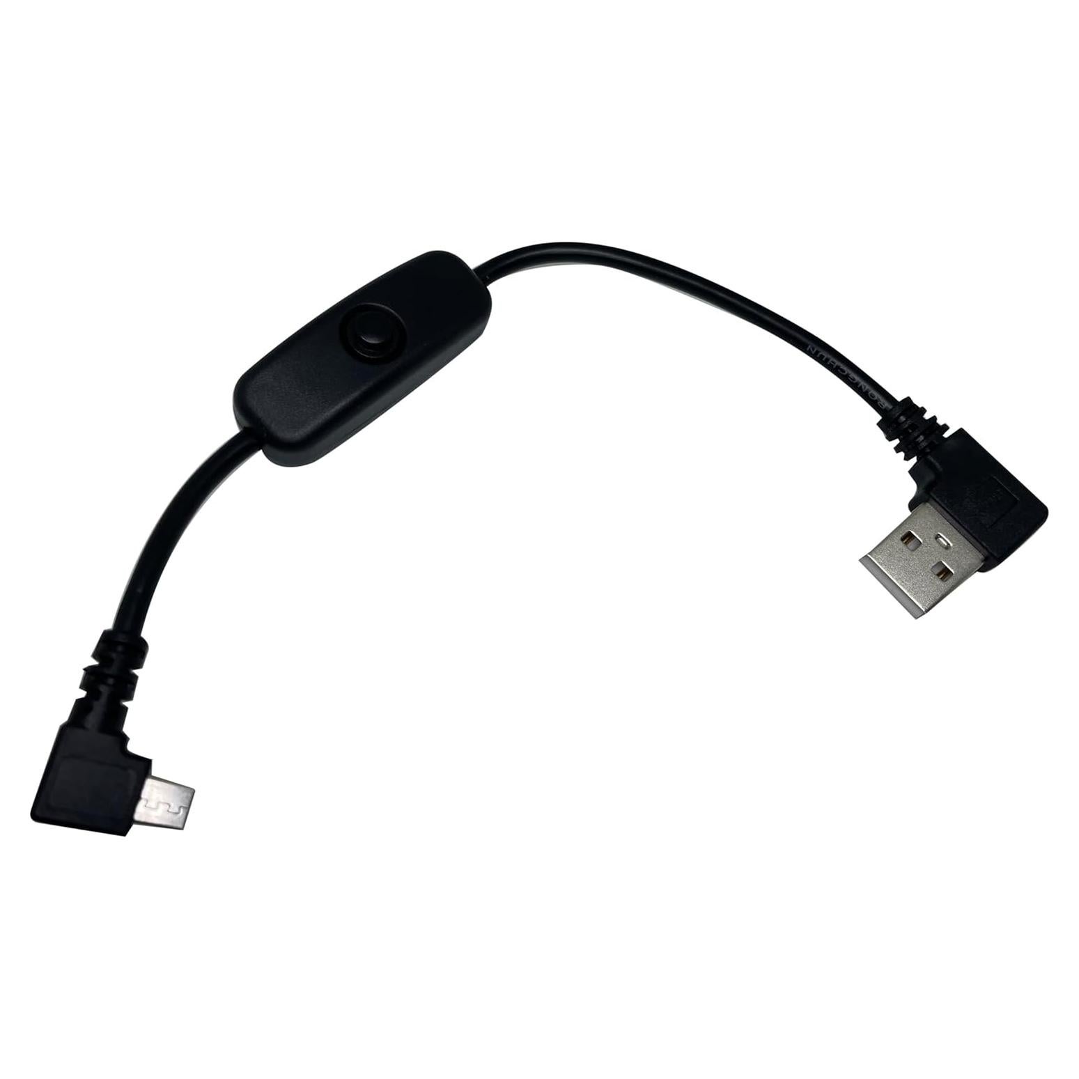 Cable de Alimentación Micro USB con Botón para Raspberry Pi