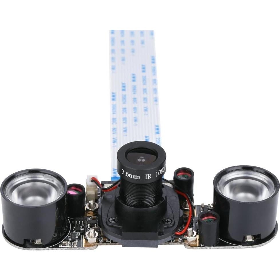 Módulo de Cámara IR-CUT Raspberry Pi 4 y 3, 5MP, Visión Nocturna