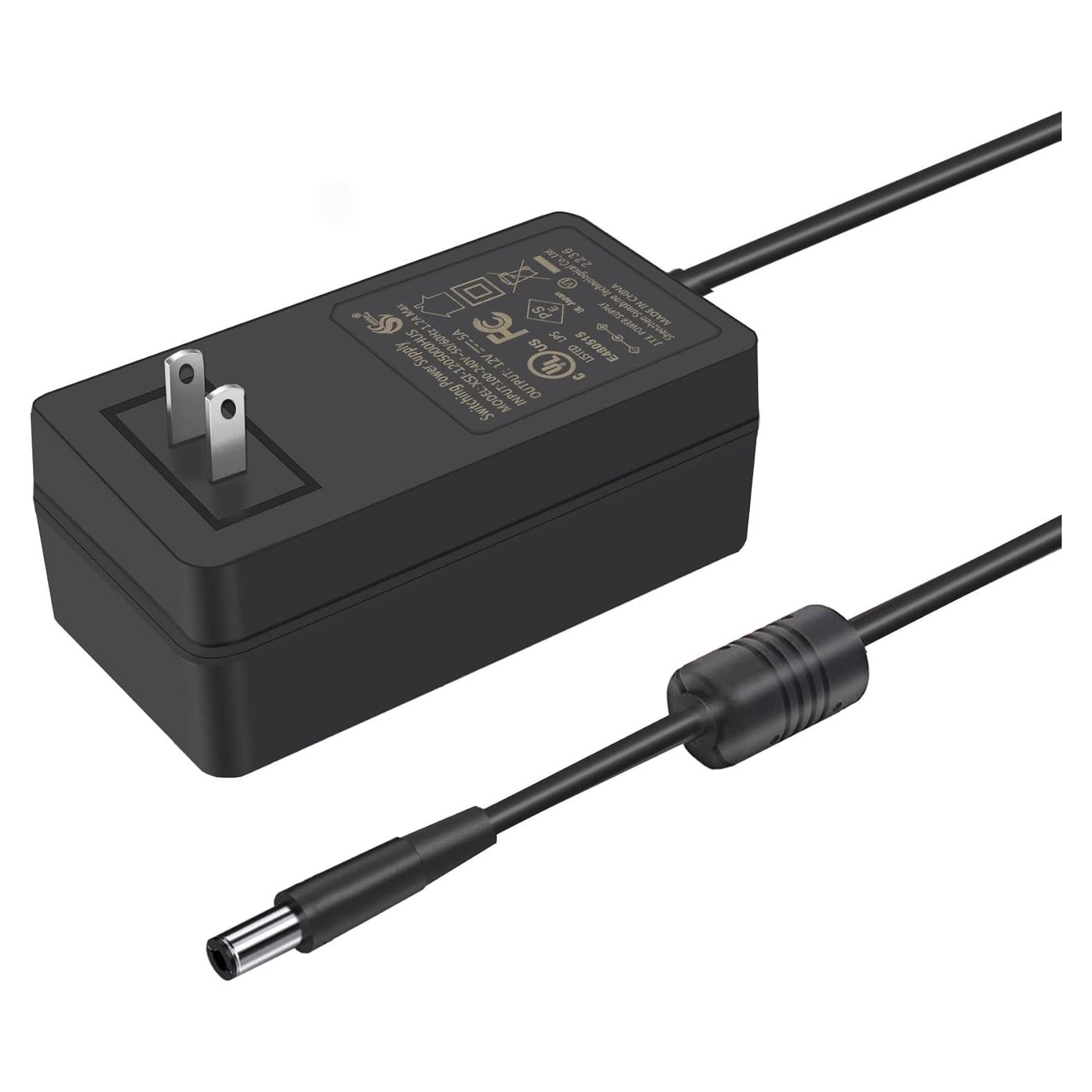 DC 12V 5A 60W Power Adapter | UL Listed | AC 100-240V | DC 5521 Jack | for Raspberry Pi X735 V3.0/X885/X729/X1202/X1203/X1205/X1009/X-UPS1/X1013/LED Strips/3D Printer/Security Cameras