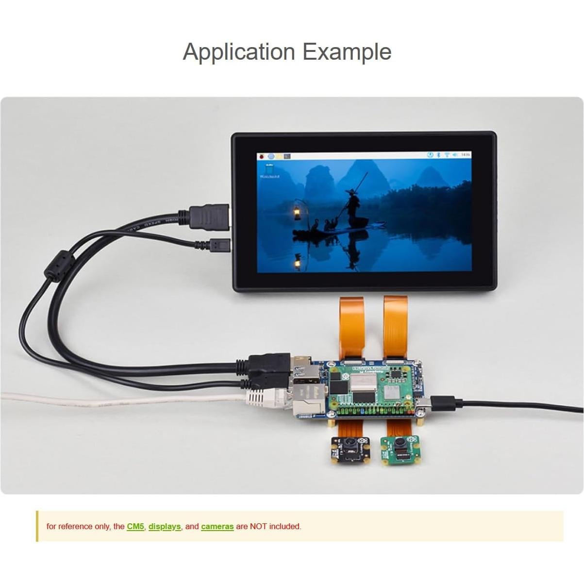 Placa Base Mini IO Waveshare para Raspberry Pi CM5 Lite
