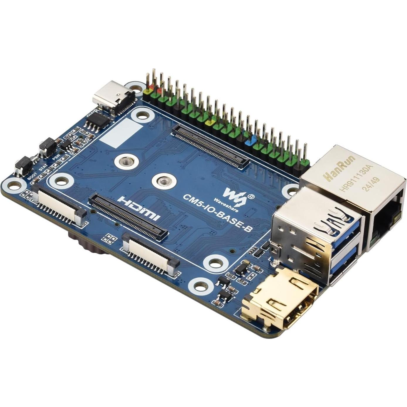 Placa Base Mini IO Waveshare para Raspberry Pi CM5 Lite