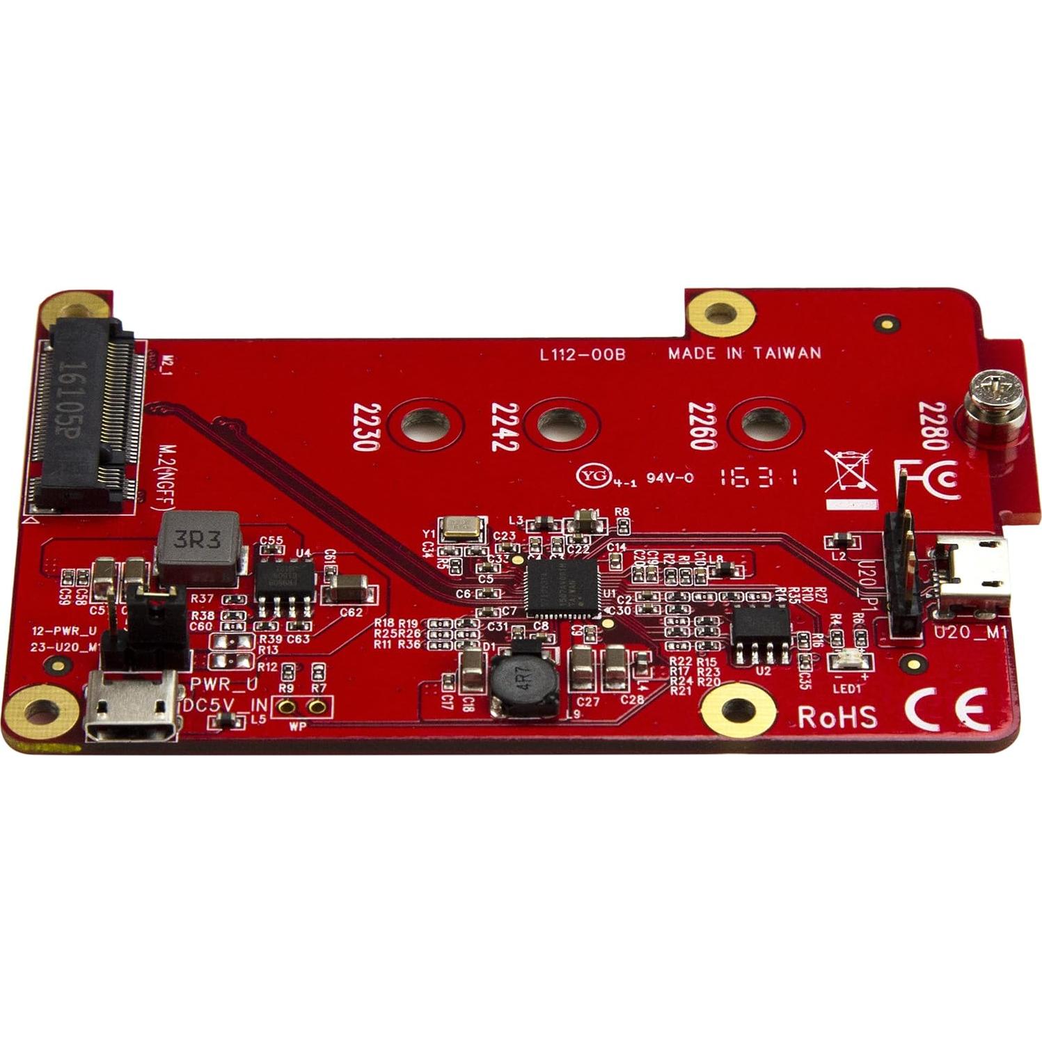 Convertidor USB a M.2 SATA StarTech PIB2M21 para Raspberry Pi