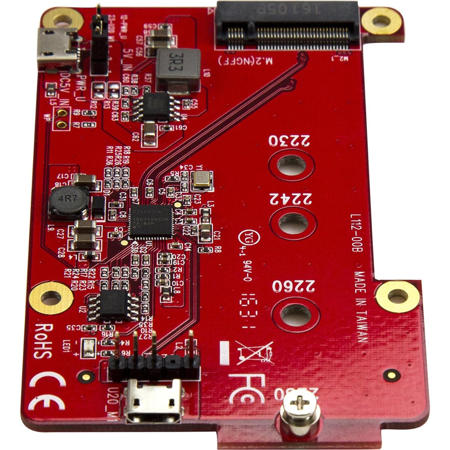 Convertidor USB a M.2 SATA StarTech PIB2M21 para Raspberry Pi
