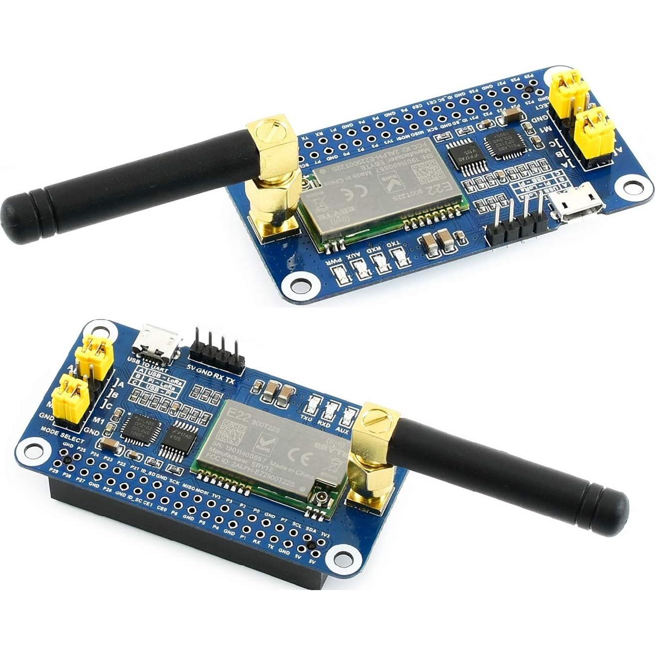 SX1262 LoRa HAT Waveshare para Raspberry Pi 915MHz