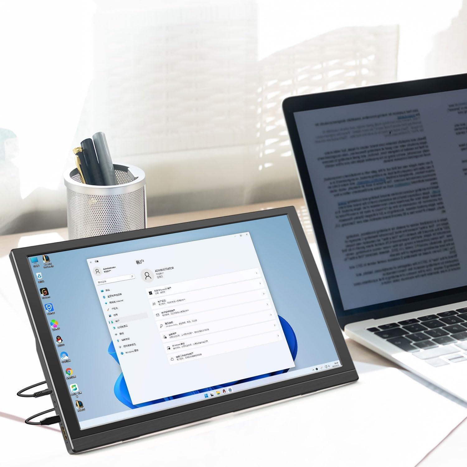 Monitor Portátil 15.6" FHD IPS Kenowa 1920x1080 USB-C HDMI