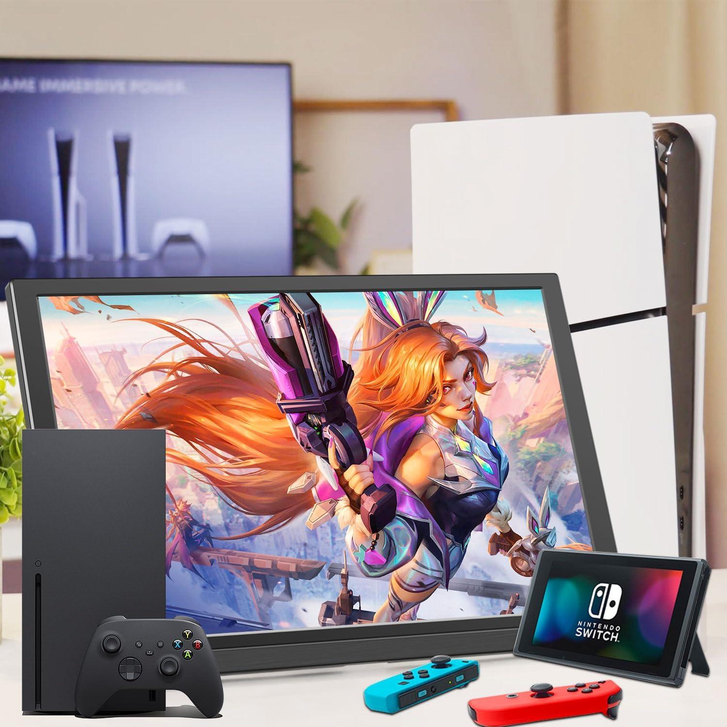 Monitor Portátil 15.6" FHD IPS Kenowa 1920x1080 USB-C HDMI