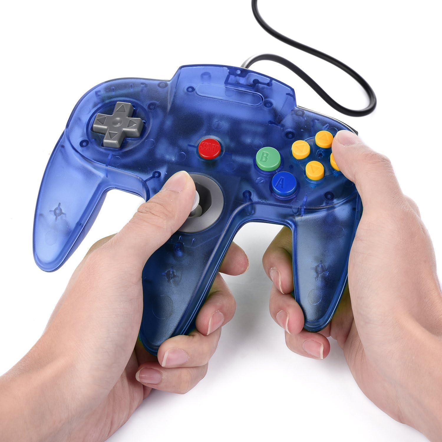 Controladores USB Retro N64 miadore - 2 Paquetes para PC y MAC