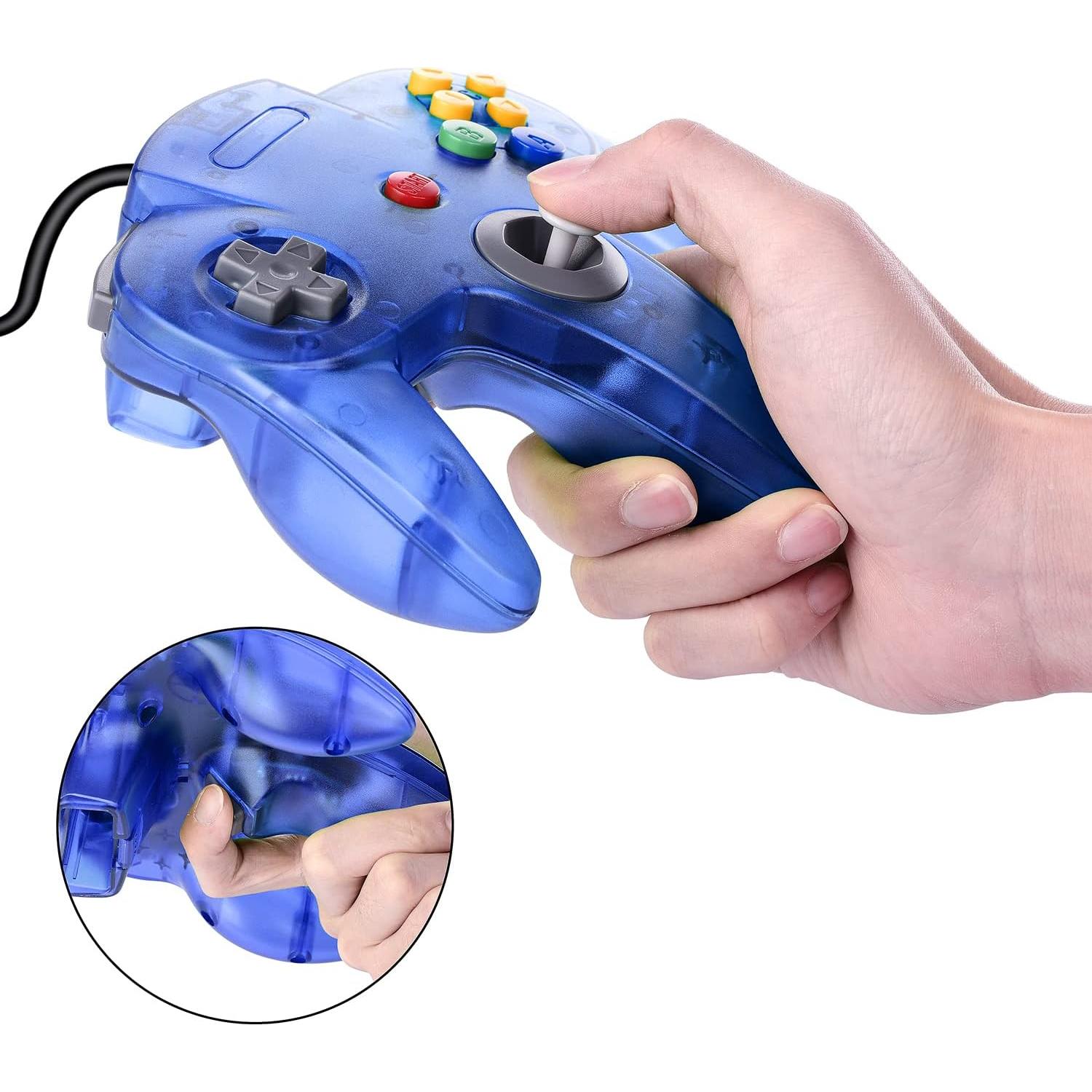 Controladores USB Retro N64 miadore - 2 Paquetes para PC y MAC
