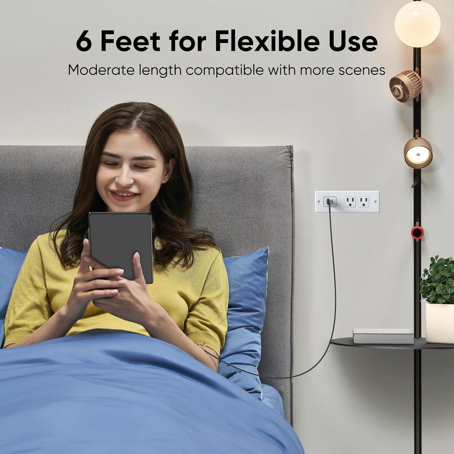 Cable Micro USB FEMORO 1.83m 480Mbps Carga 12W Compatible