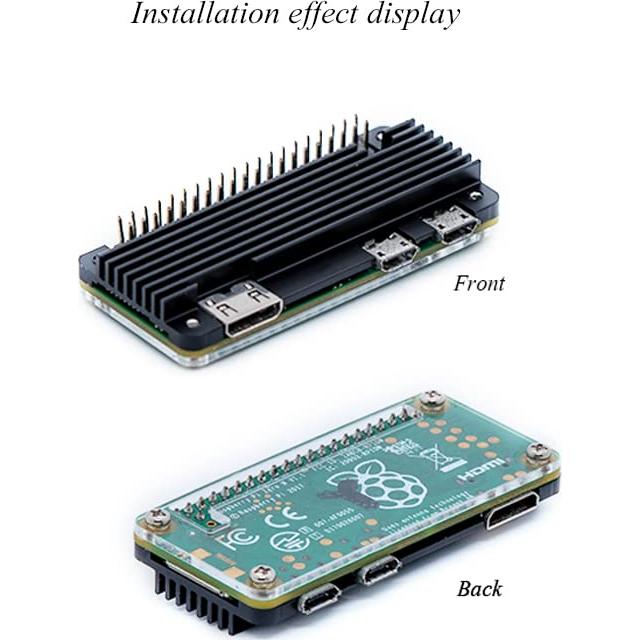 Disipador de Calor Aluminio Wisdpi para Raspberry Pi Zero 2W