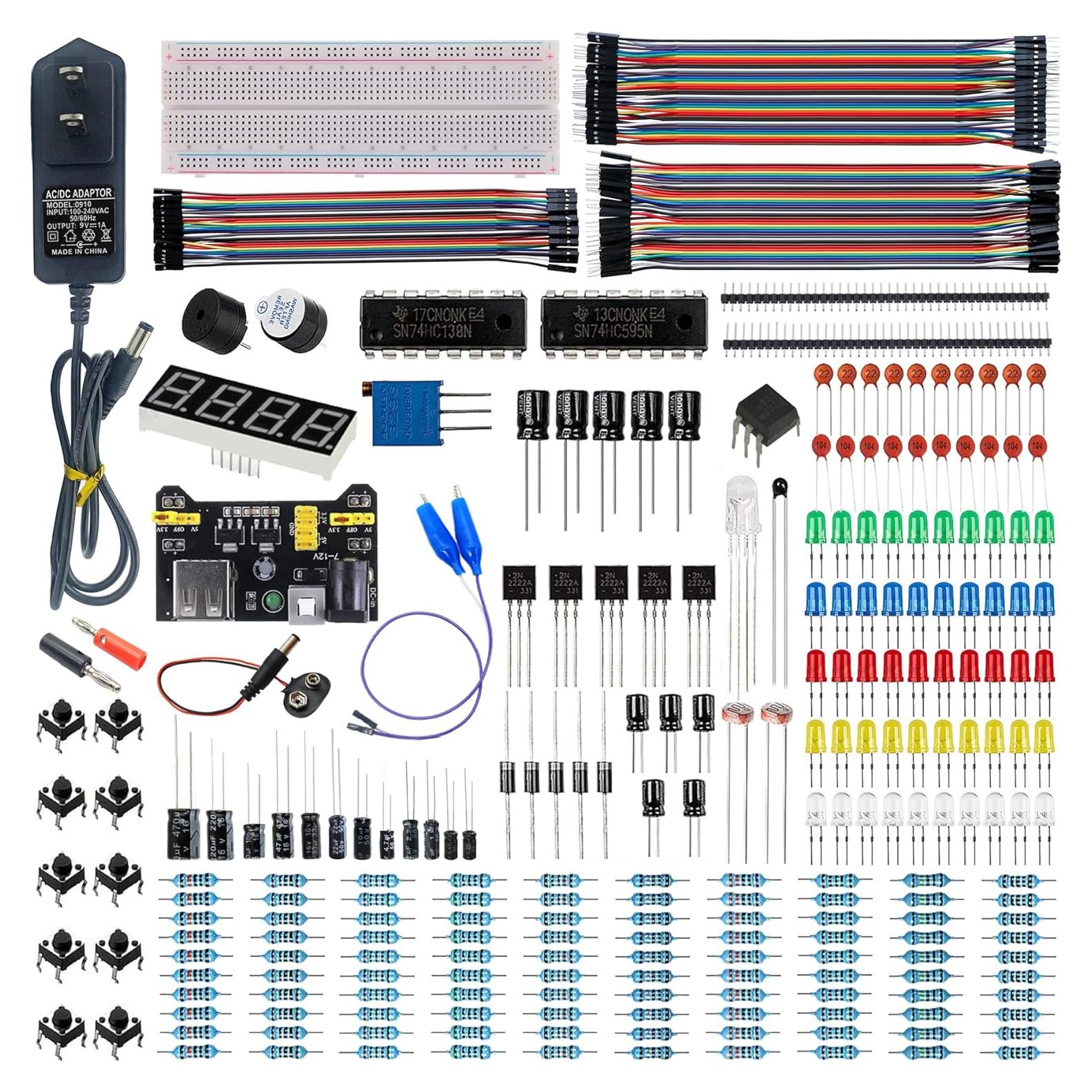 Kit Electrónico Minidodoca con Fuente de Alimentación y Componentes