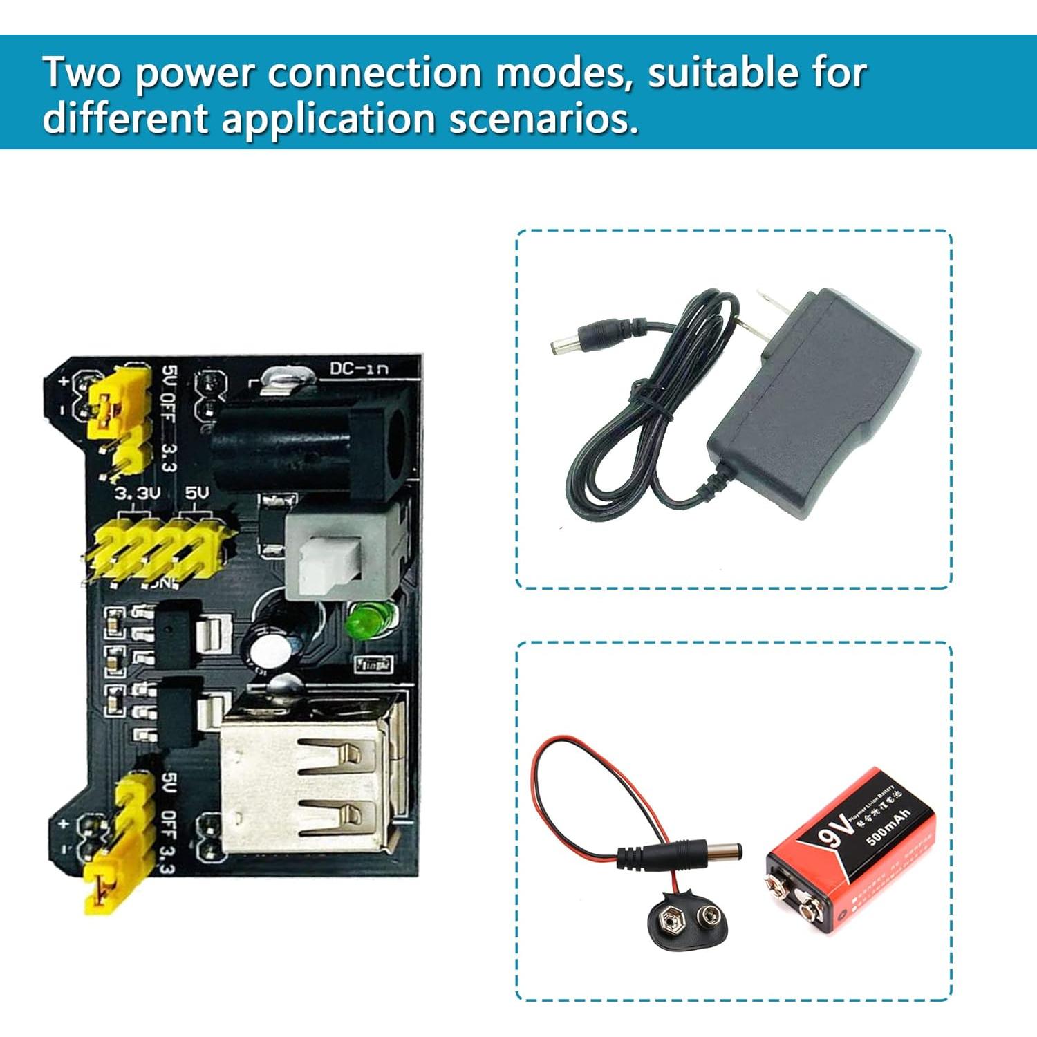 Kit Electrónico Minidodoca con Fuente de Alimentación y Componentes