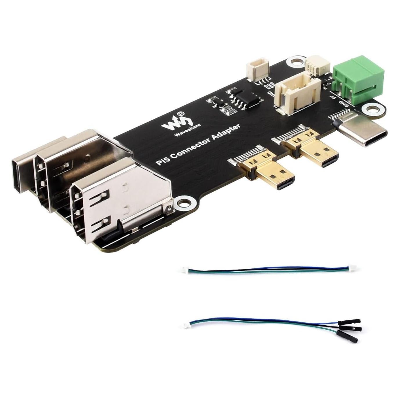 Adaptador micro HDMI a HDMI Waveshare para Raspberry Pi 5/4B 4K