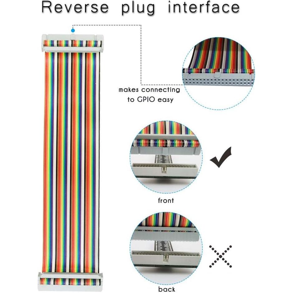 Kit de Extensión GPIO Raspberry Pi LK COKOINO + Placa T + 65 Cables