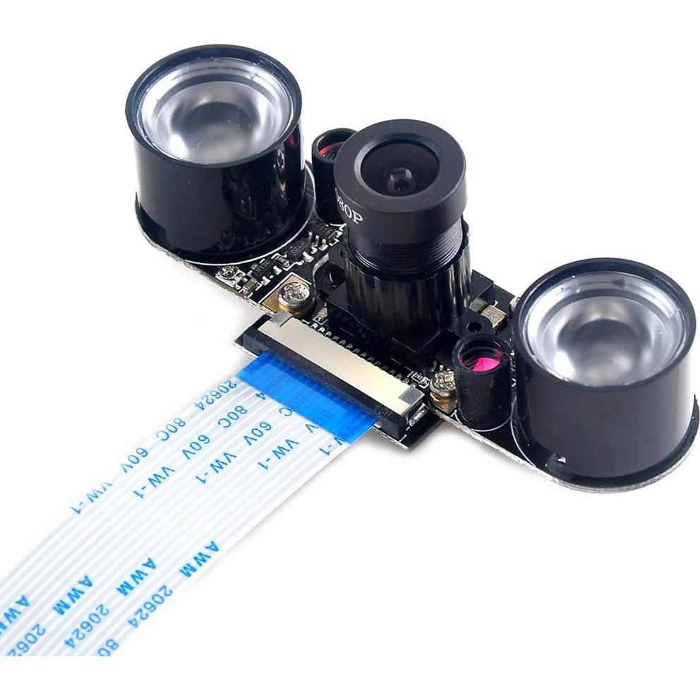 Cámara Raspberry Pi HiLetgo 5MP OV5647 con Visión Nocturna