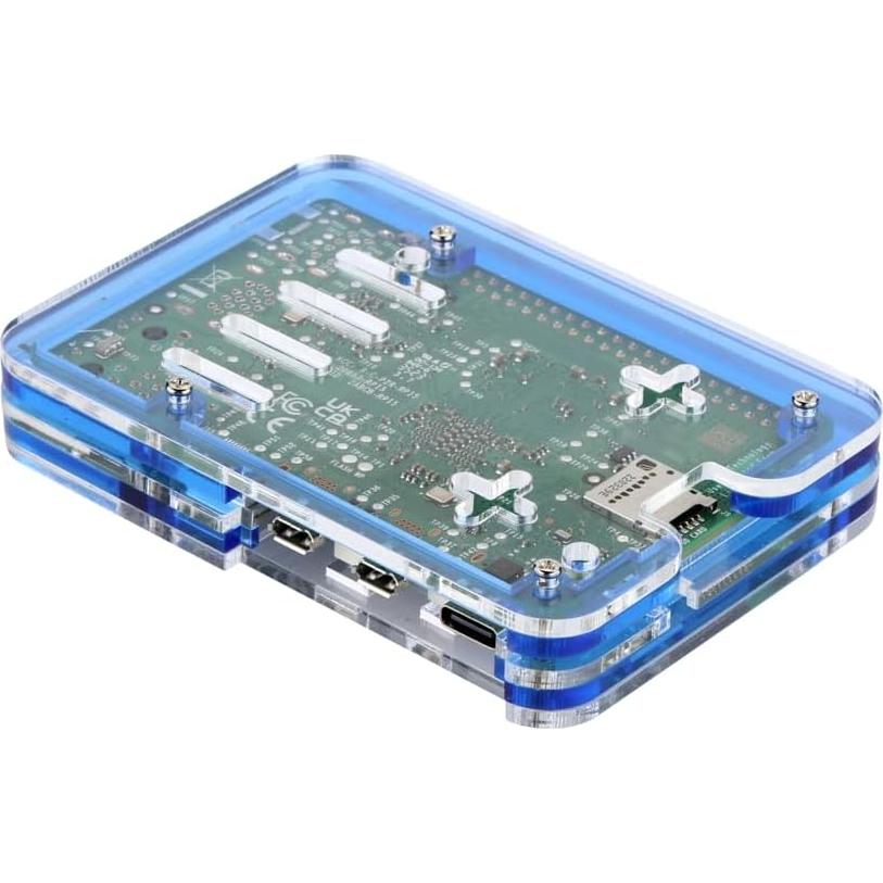 Caja Acrílica Genérico para Raspberry Pi 5 con Ventilador