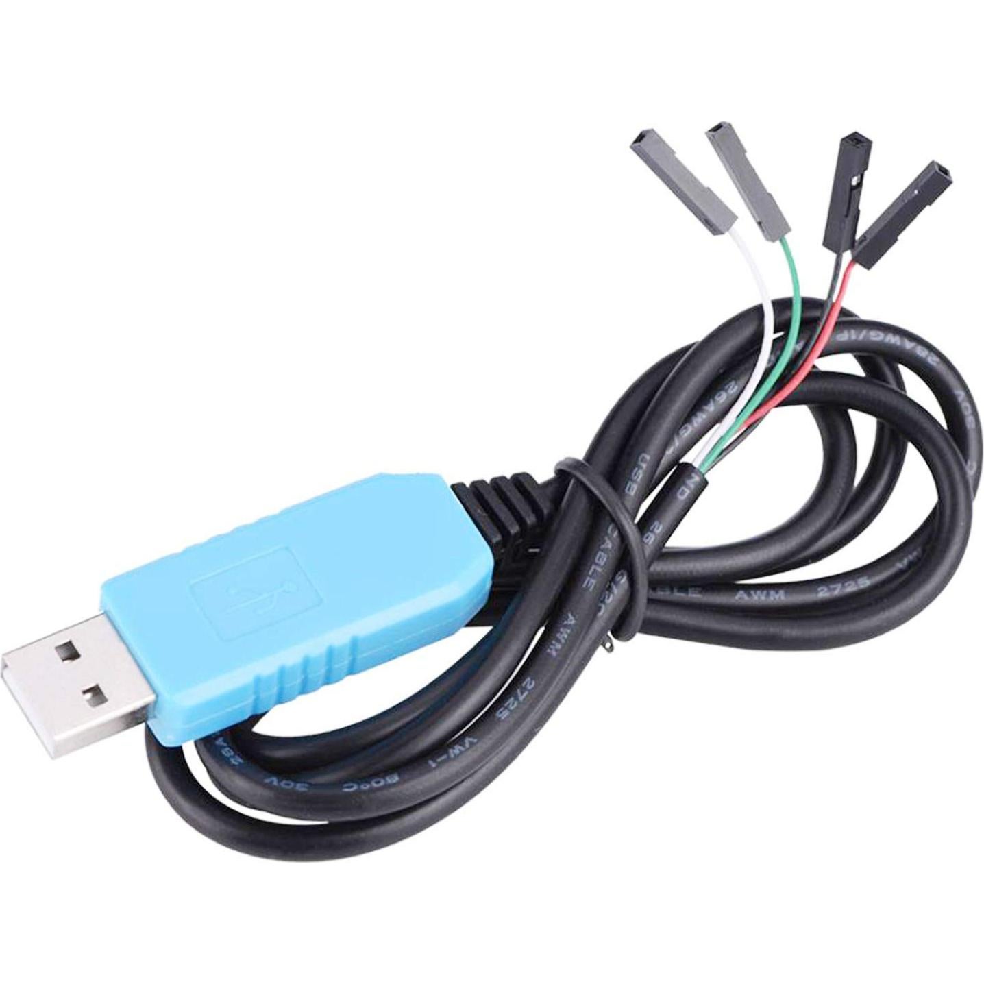 Cable USB a TTL Serial DGZZI PL2303TA 90cm para Raspberry Pi