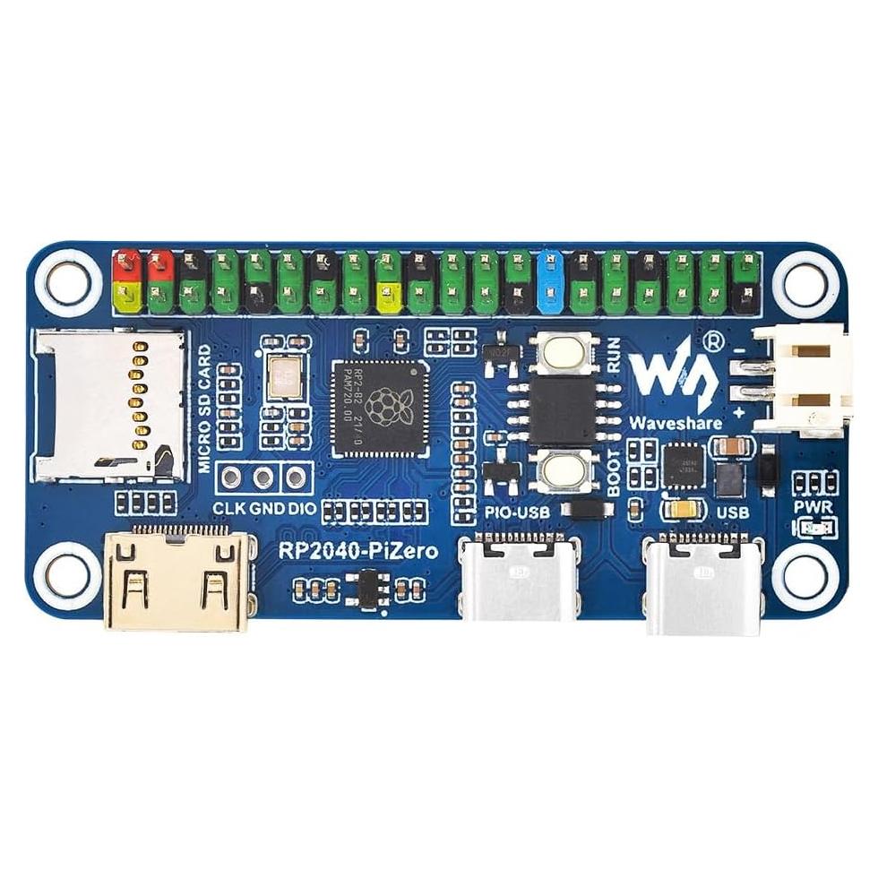 Placa de Desarrollo Waveshare RP2040-PiZero 19.94g