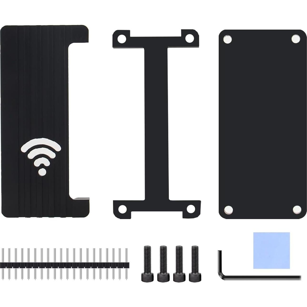 Caja disipador aluminio eleUniverse para Raspberry Pi Zero 2W