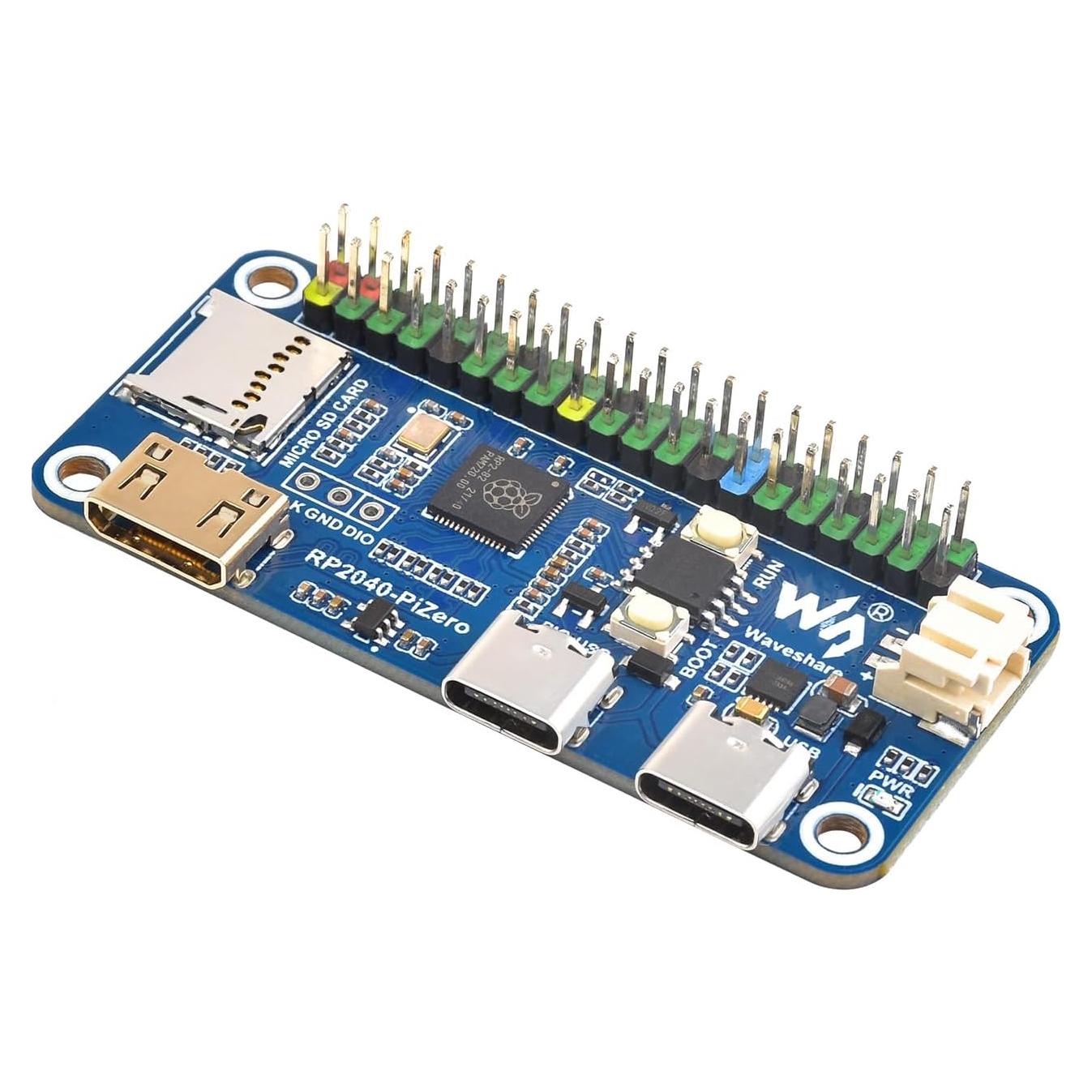 Placa de desarrollo Waveshare RP2040-PiZero 19.94g DVI USB
