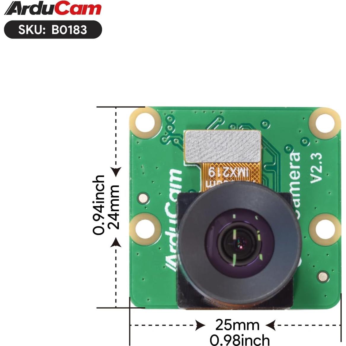 Módulo de Cámara Arducam Mini 8MP IMX219 con Lente 105°