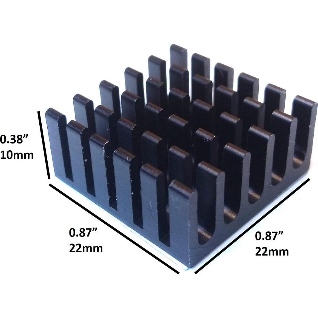 Kit 10 Disipadores de Calor Easycargo 22mm + Cinta 3M8810
