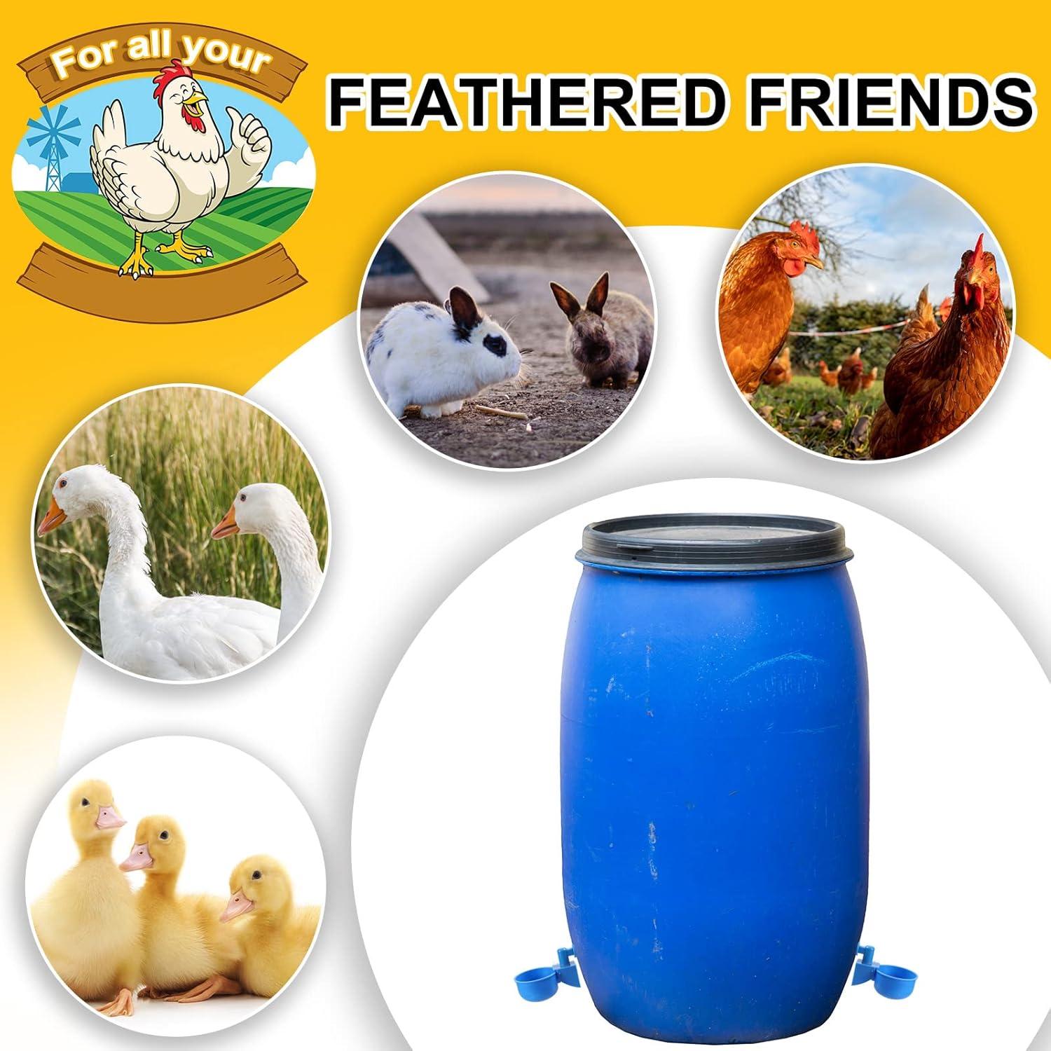 Comedero de Agua Automático Tanlade 50 Paquetes Azul