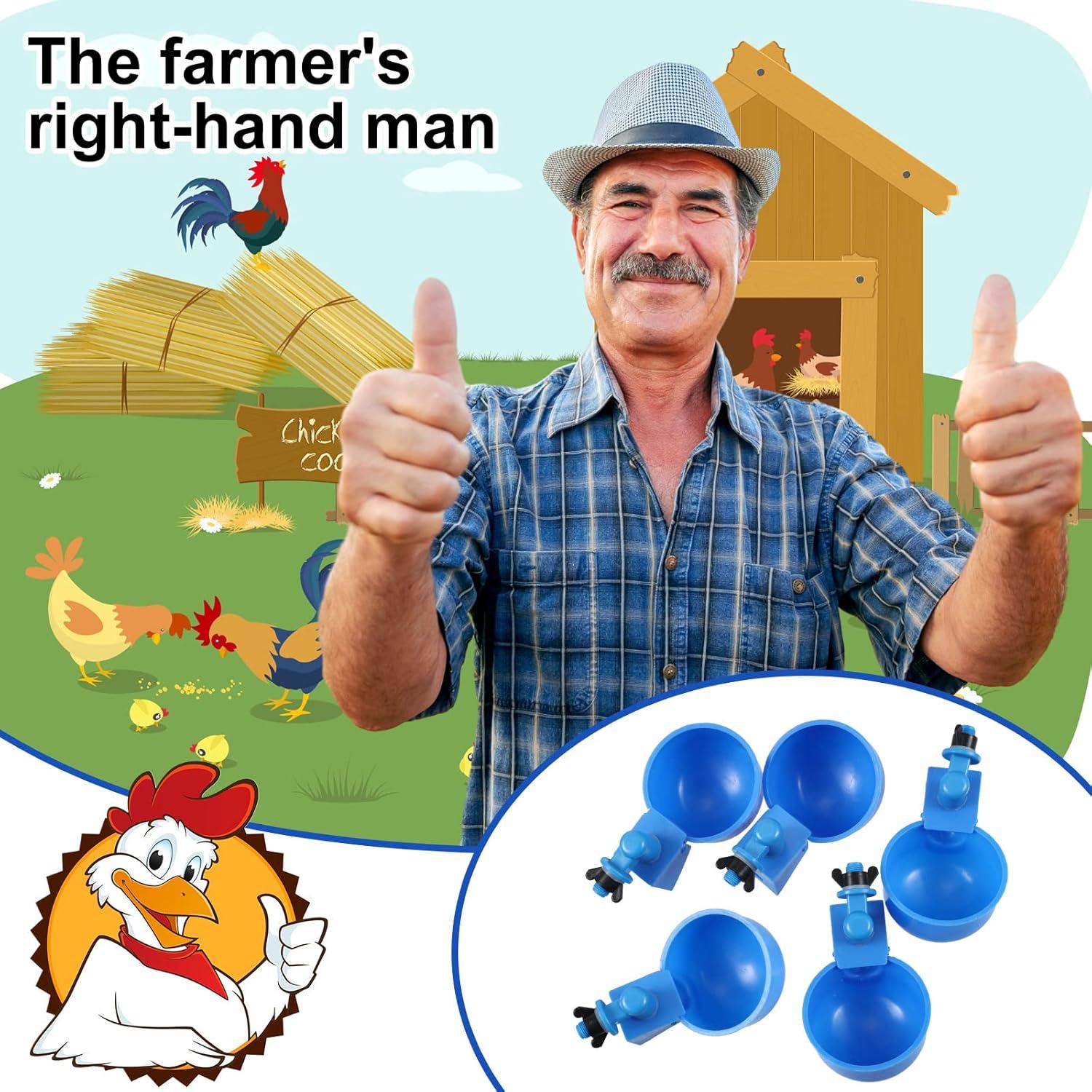 Comedero de Agua Automático Tanlade 50 Paquetes Azul