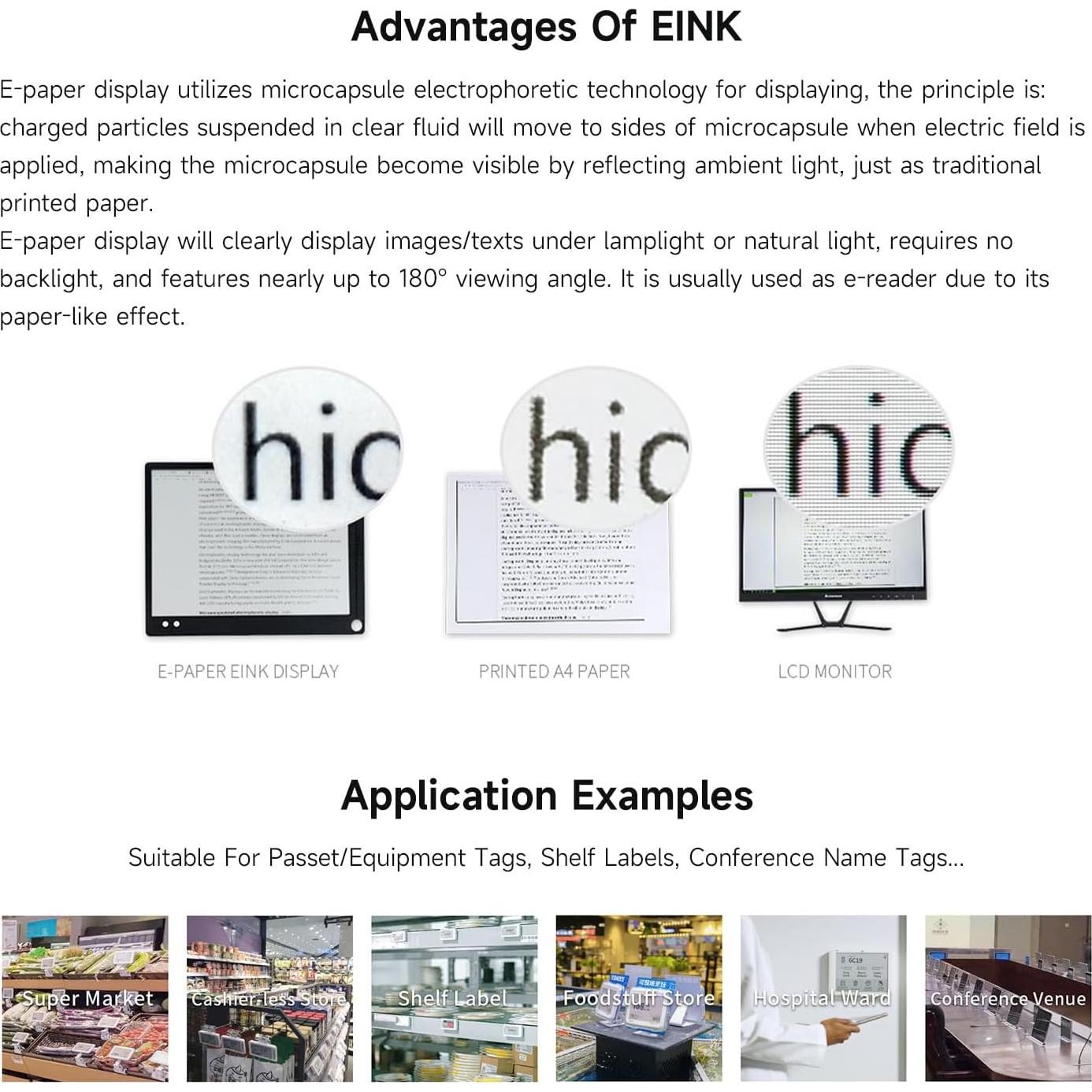 Pantalla E-Paper a Color 4" Waveshare HAT+ para Raspberry Pi