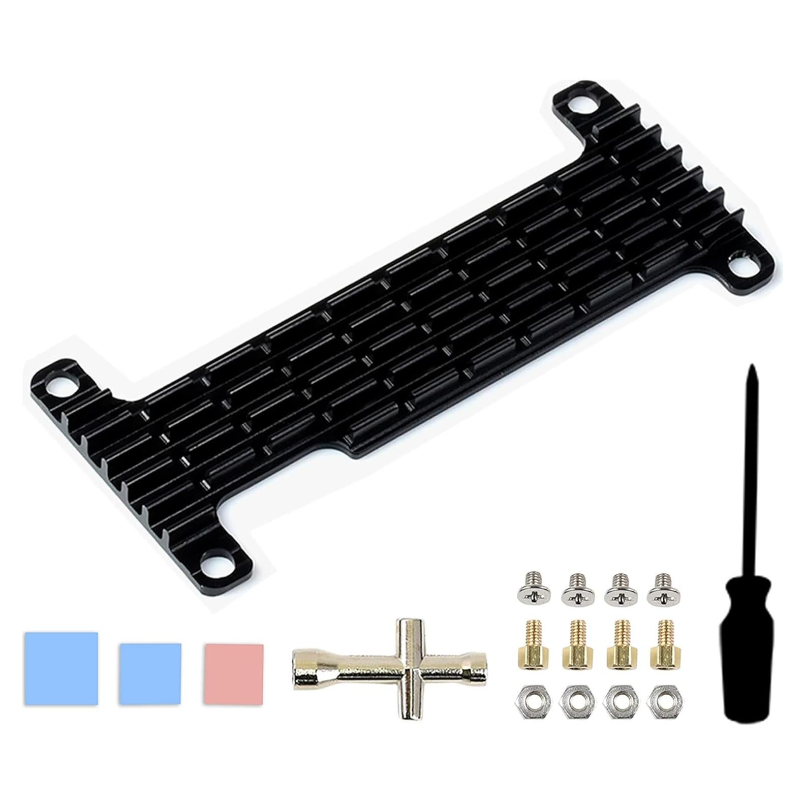 Disipador de Aluminio Waveshare para Raspberry Pi Zero 2 W/WH