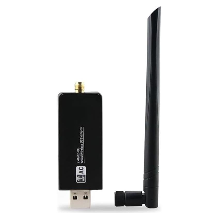 Adaptador USB WiFi JAPOO RTL8812AU 1200Mbps Doble Banda 5dBi