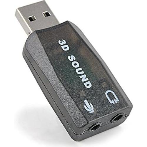 Adaptador de Sonido USB VizGiz 3 Pack 5.1 Canal 3D Plug and Play