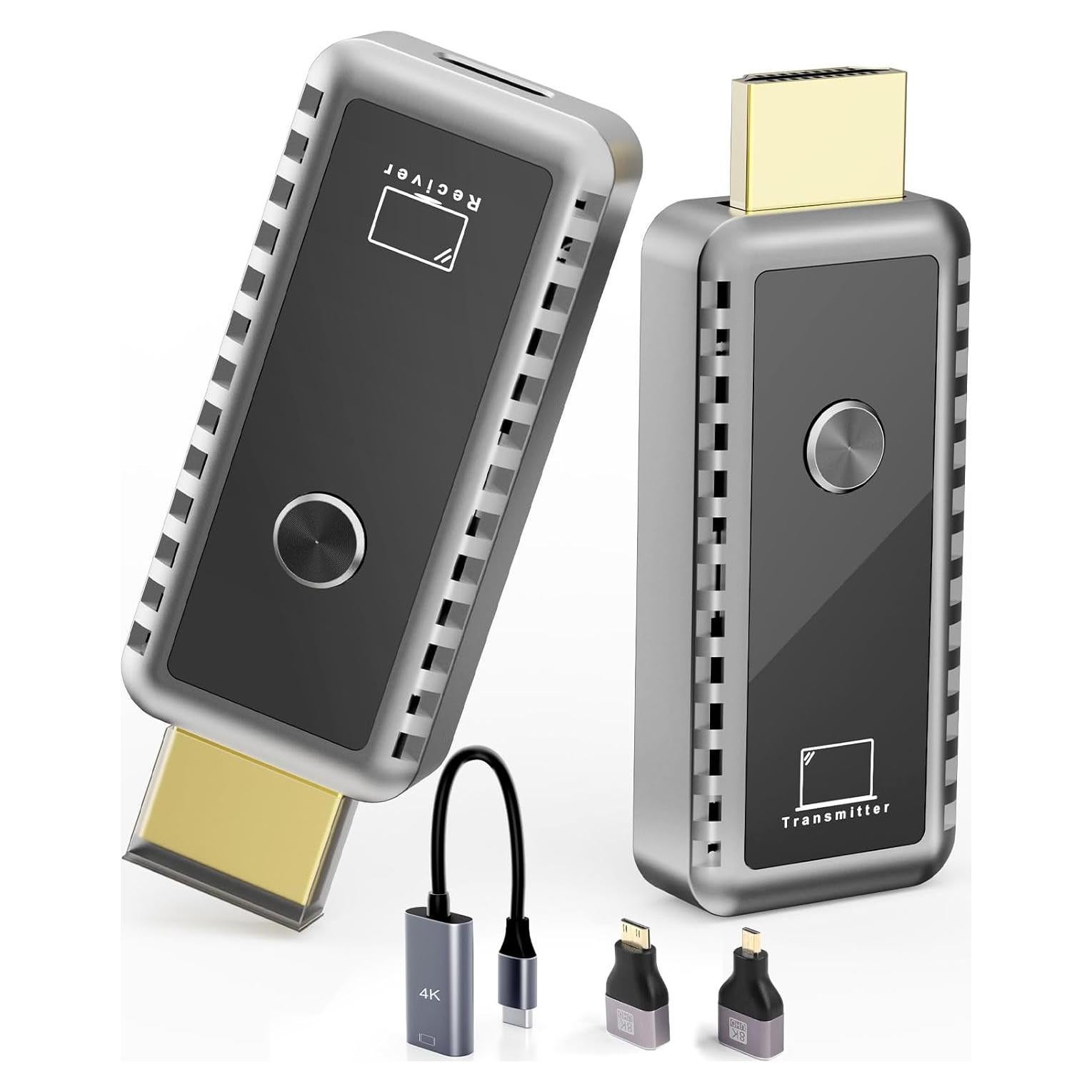 Transmisor y Receptor HDMI Inalámbrico Fimilo 4K 30m Plug & Play