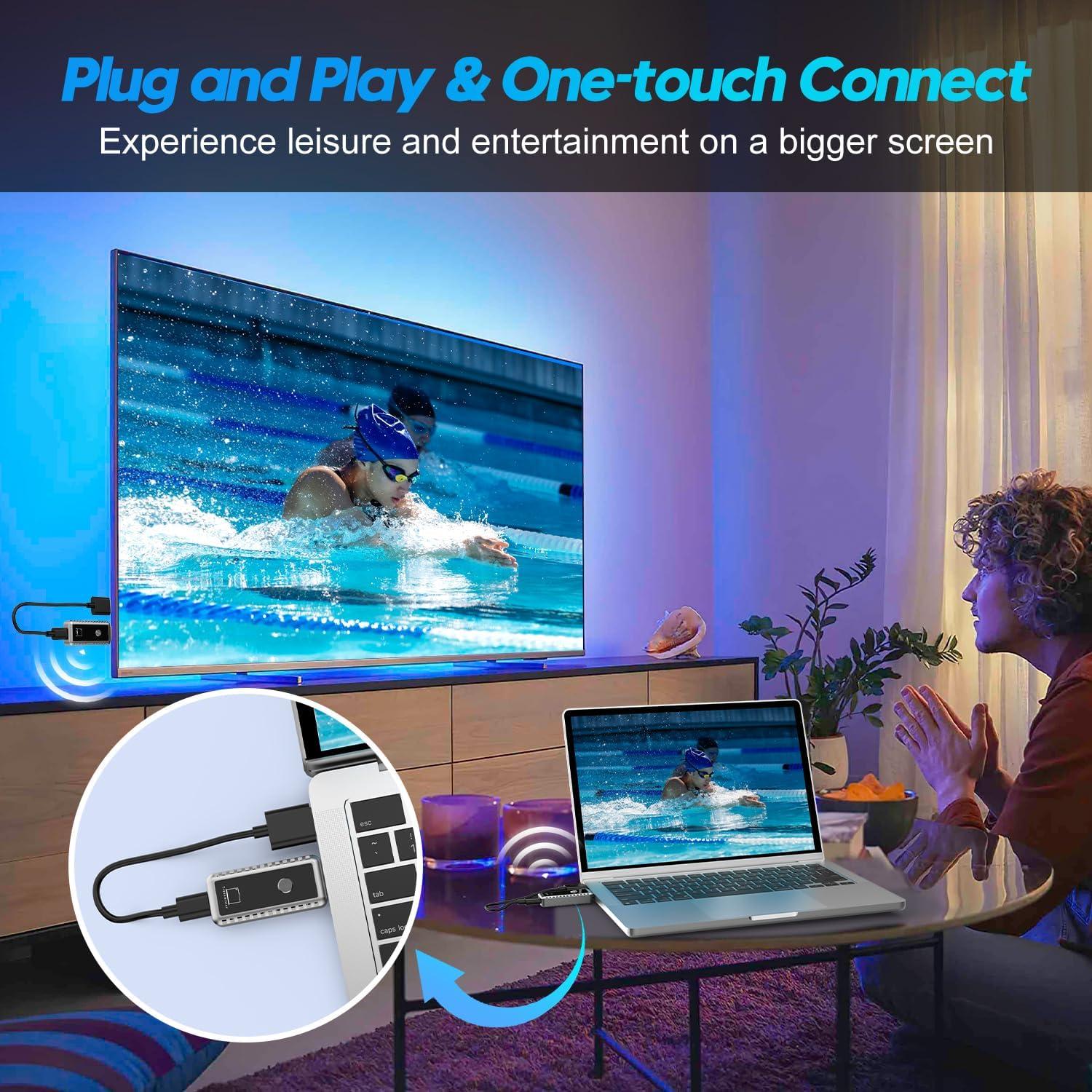 Transmisor y Receptor HDMI Inalámbrico Fimilo 4K 30m Plug & Play