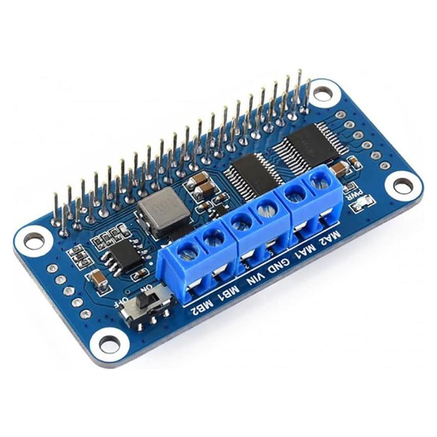 Controlador de Motor HAT Coolwell para Raspberry Pi I2C 27g