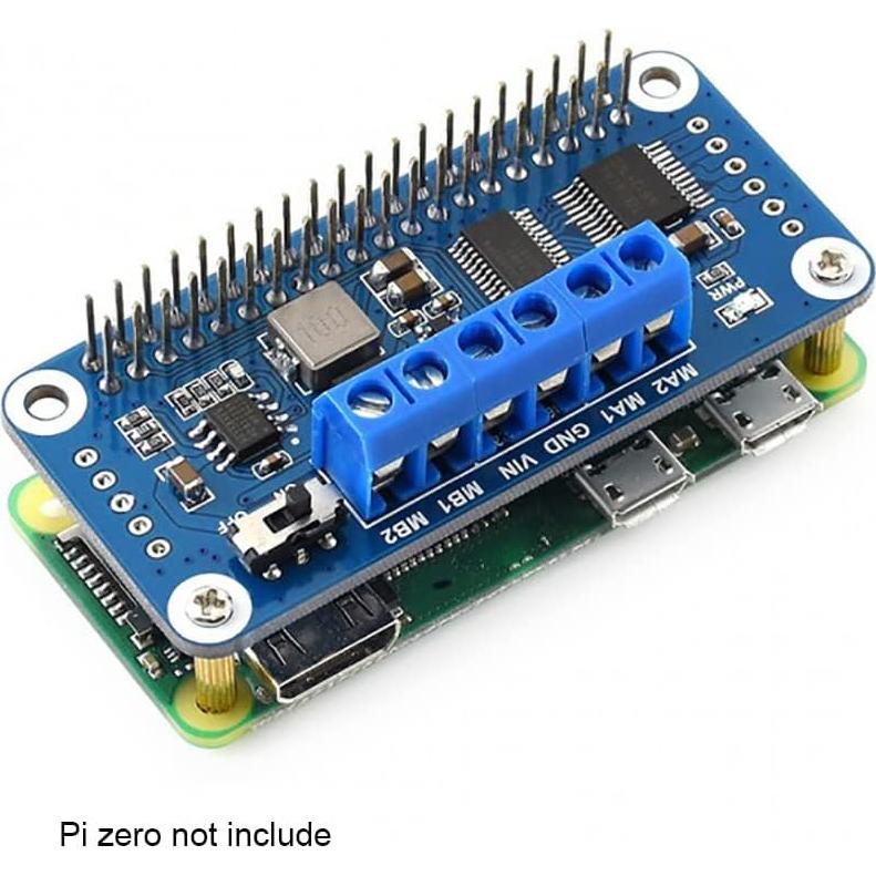 Controlador de Motor HAT Coolwell para Raspberry Pi I2C 27g