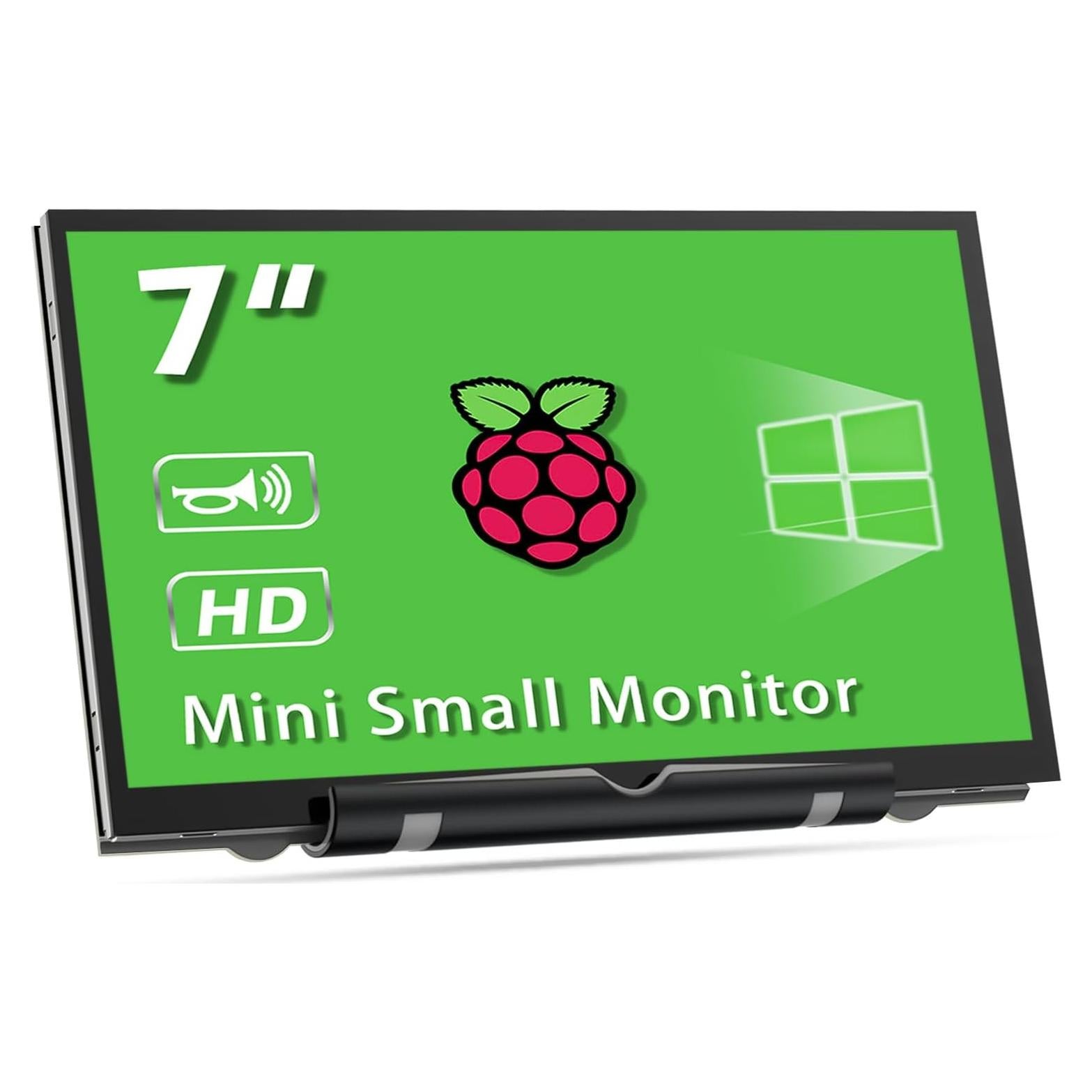 Monitor LCD 7" HAMTYSAN 800x480 HDMI con altavoces