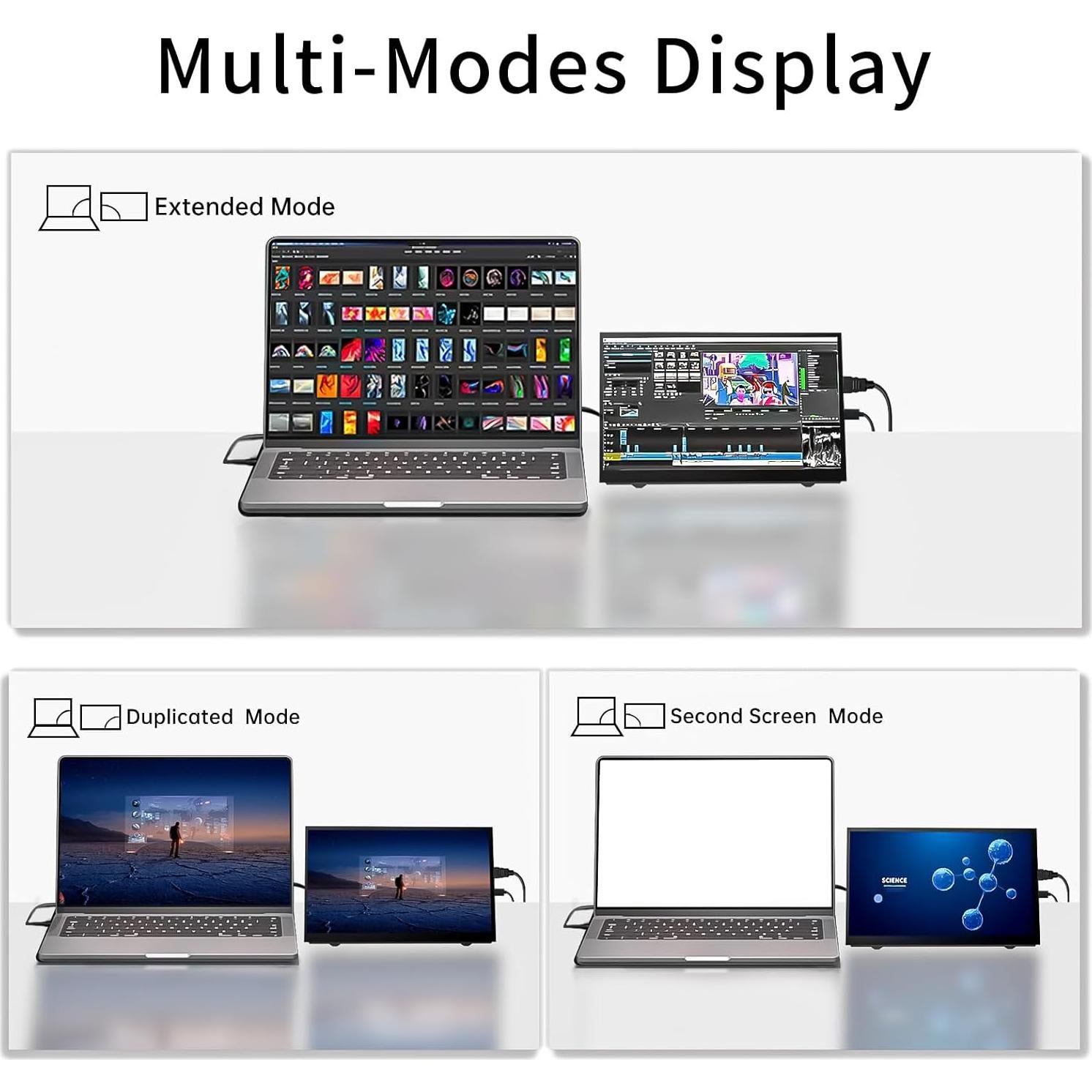 Monitor LCD 7" HAMTYSAN 800x480 HDMI con altavoces