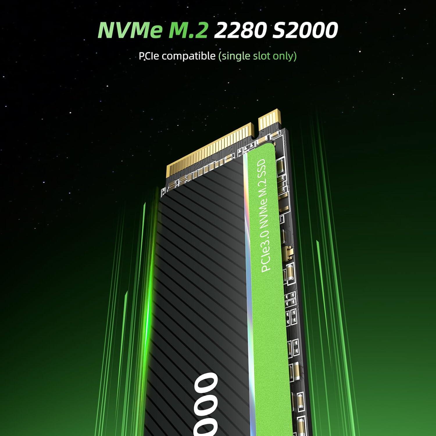 SSD Interno SAN ZANG MASTER S2000 128GB M.2 NVMe 1700MB/s